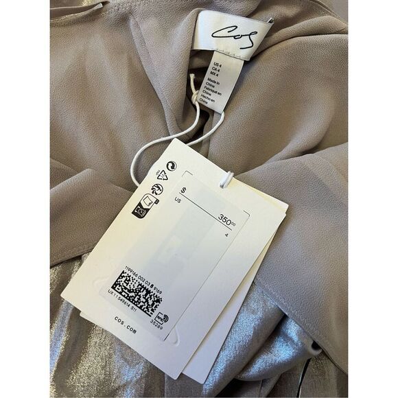 COS METALLIC SLIP DRESS - Picture 15 of 16